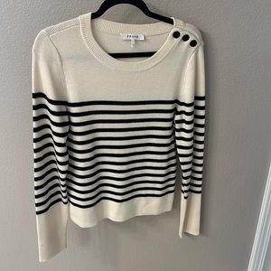 Striped merino wool sweater